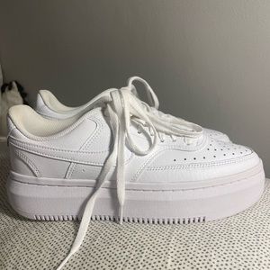 White Nike Court Vision Alta (Women’s)